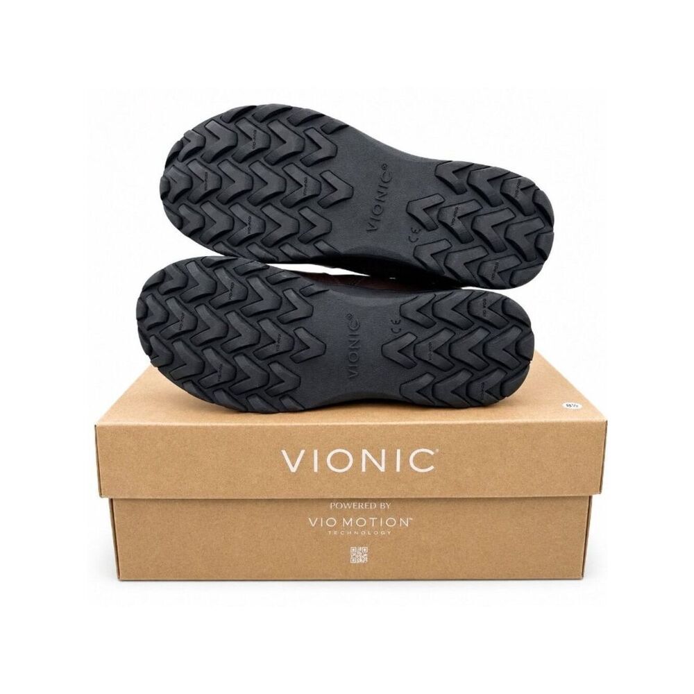 VIONIC Redding Supportive Chocolate Ganache Leather Waterproof Boots Womens 6.5 - Picture 8 of 9